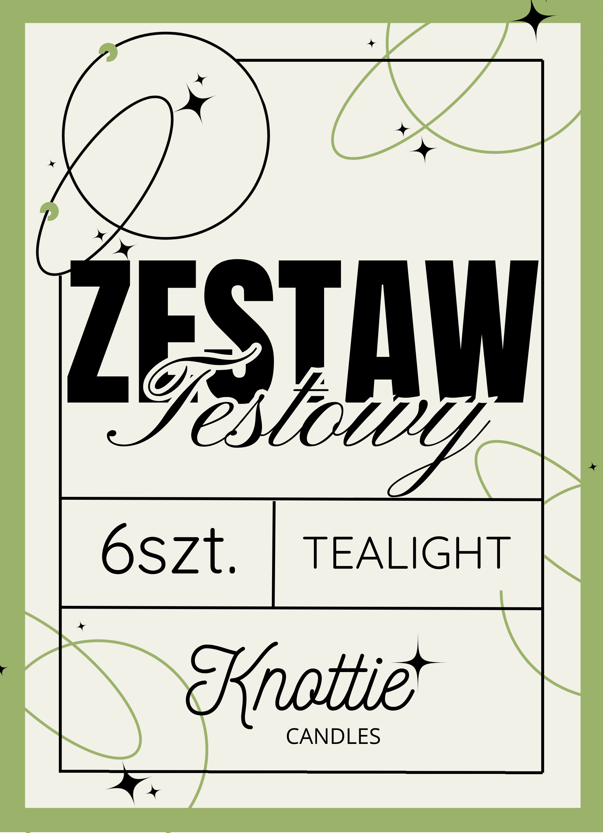 Zestaw Testowy - 6 szt. tealight